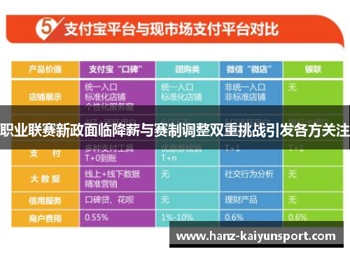 职业联赛新政面临降薪与赛制调整双重挑战引发各方关注